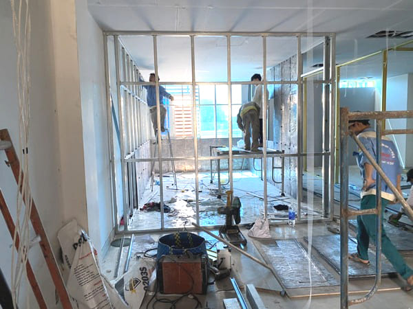 Khung sắt ốp chì phòng x quang